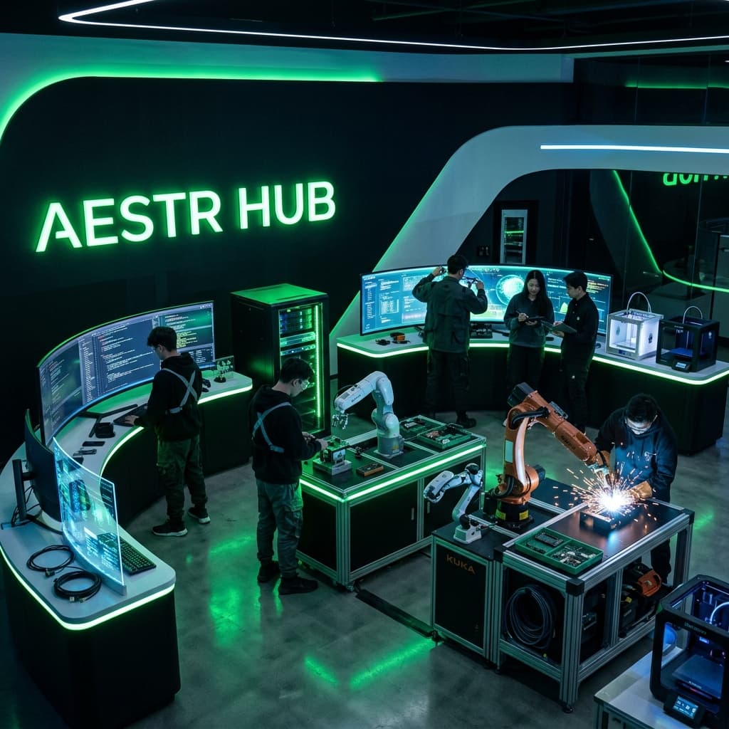 POV: You’re building the future of AI in a lab that actually has Aura